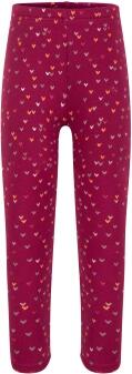 Happy Girls Thermo-Leggings für Kinder Herzen berry