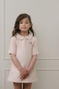 Le Chic Mädchen Kleid Kinderkleid festlich Brokat Sas rosa-silber
