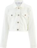 Happy Girls Jeansjacke mit Stickerei ecru