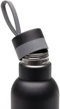 L&auml;ssig Edelstahl Trinkflasche BOLD schwarz