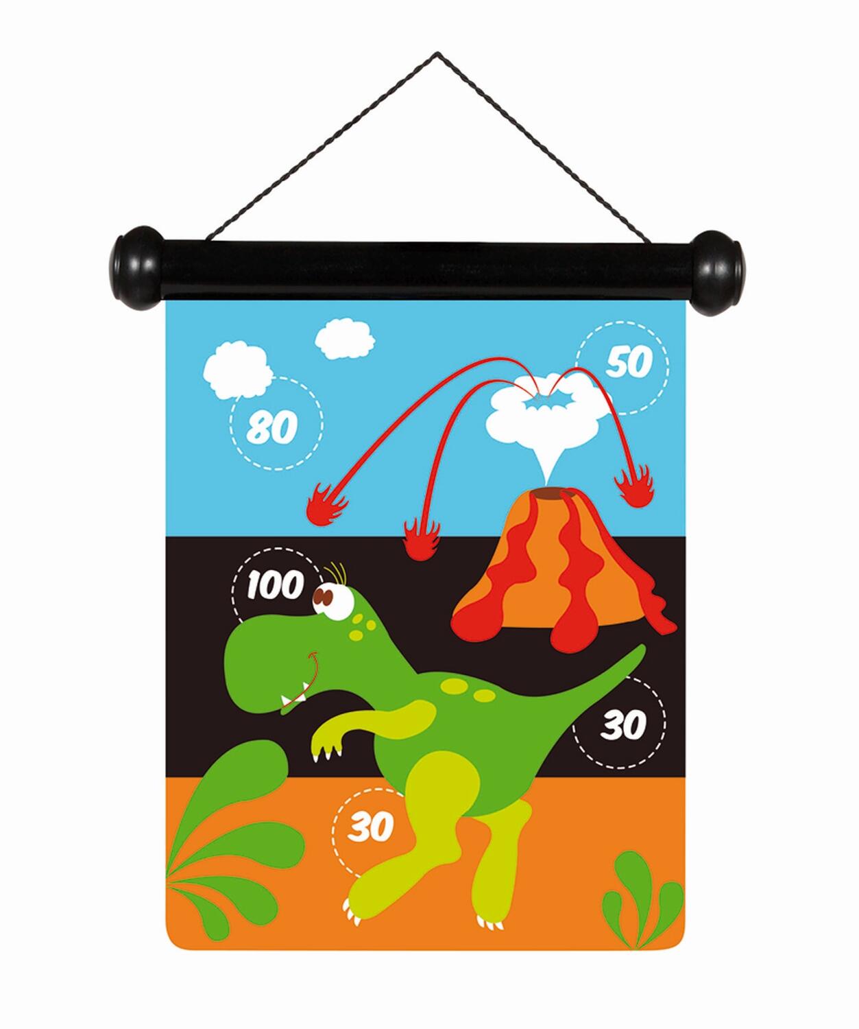 Scratch Magnet Dart Spiel Dinosaurier