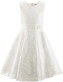 Happy Girls Mädchen Kleid Kommunionkleid Ausbrenner ecru