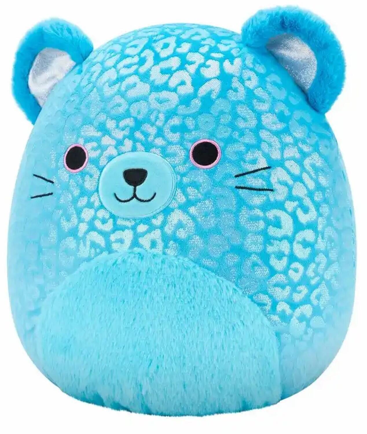 Squishmallows Pl&uuml;sch Jaguar blau