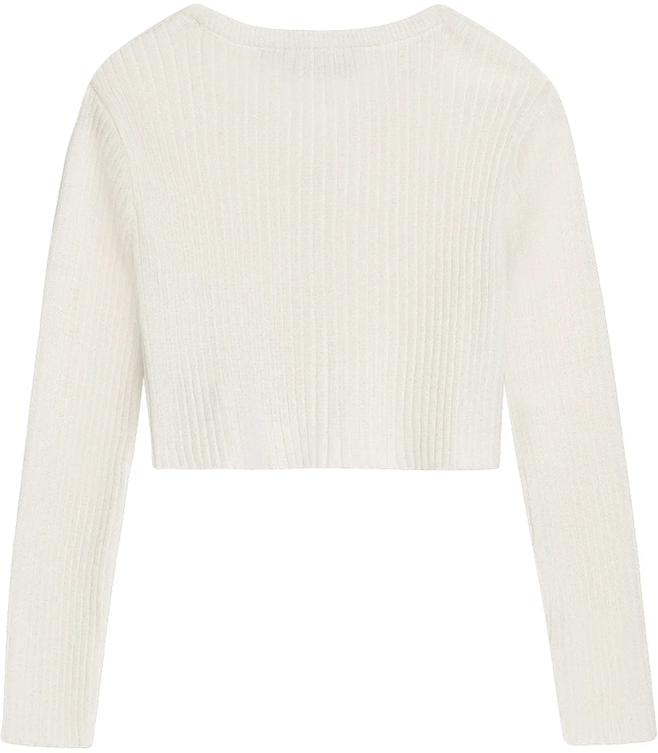 DANAMADE Mädchen Cardigan Strick-Jacke Glitzer Sia ecru