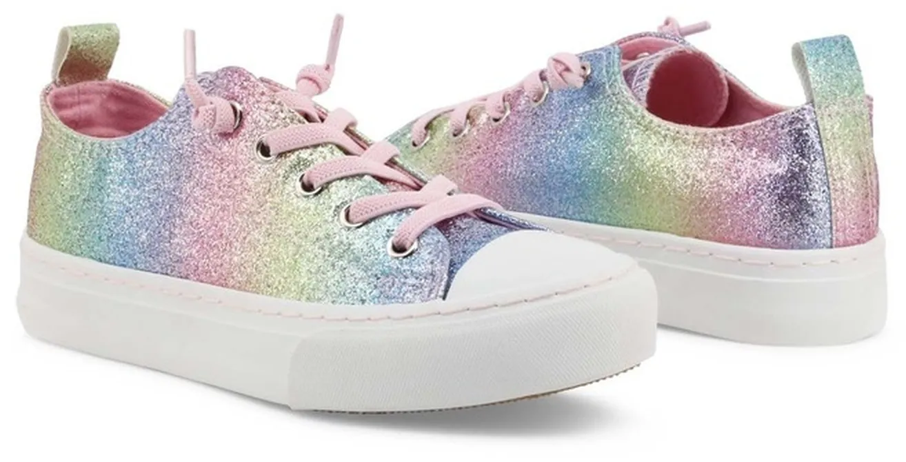 Shone Kinderschuhe Sneakers Glitter pink