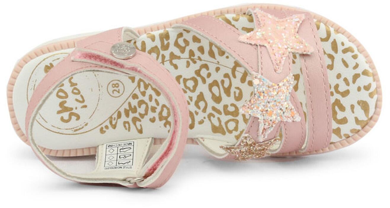 Shone Mädchen-Sandalette mit Glitzersternen rosa