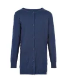 Creamie Kinder Mädchen Strickjacke Cardigan lang blau