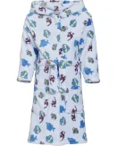 Kinder Bademantel Fleece Fische