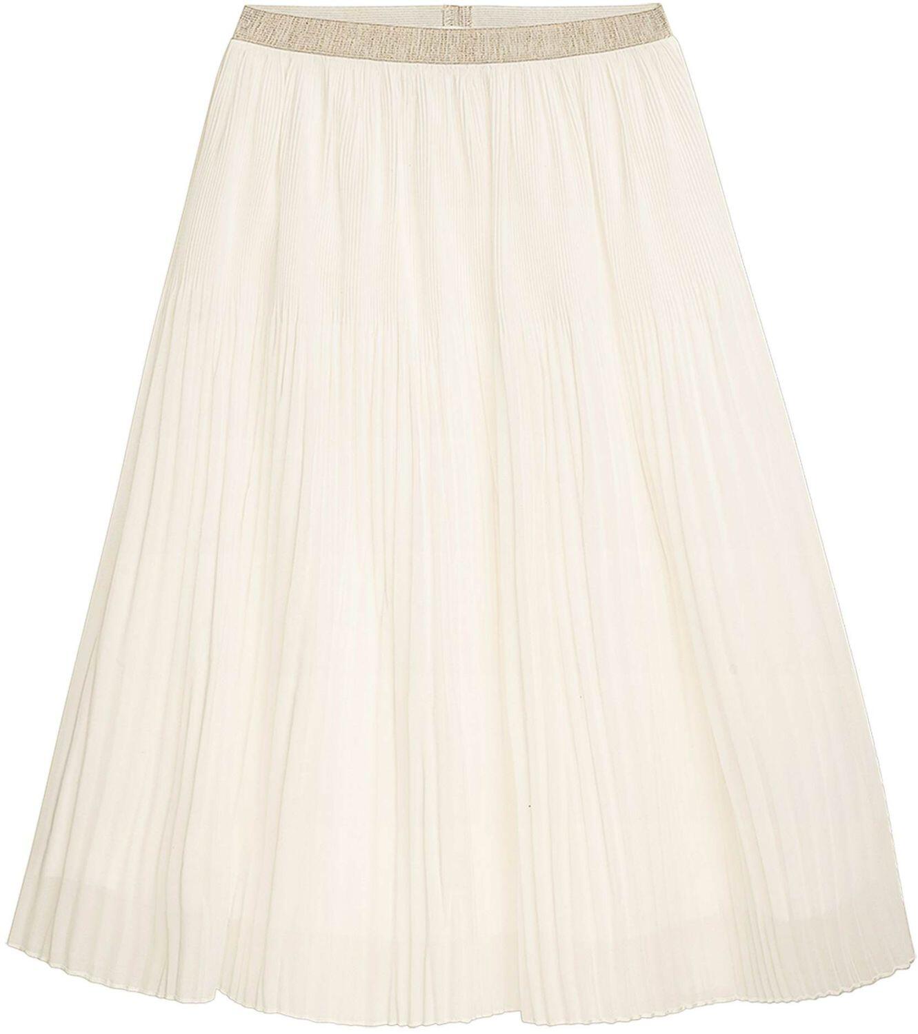 Danamade Teens M&auml;dchen Rock festlich Plissee ecru