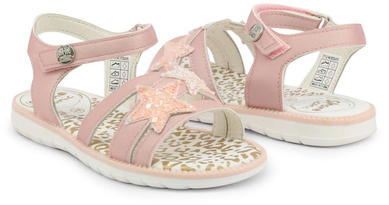Shone Mädchen-Sandalette mit Glitzersternen rosa