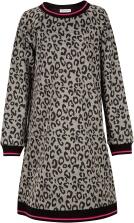 Happy Girls Teens M&auml;dchen Sweat Kleid Leo anthrazit