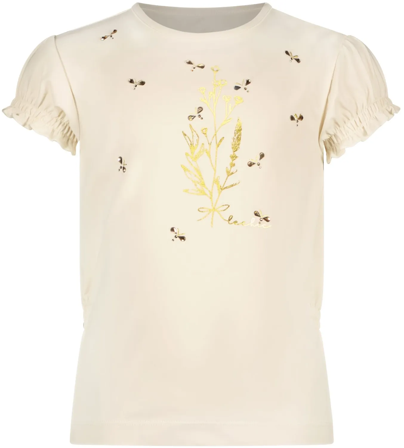 Le Chic M&auml;dchen T-Shirt Nomsa pearled ivory