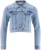 Happy Girls Mädchen Tweens Jeans-Jacke jeansblau