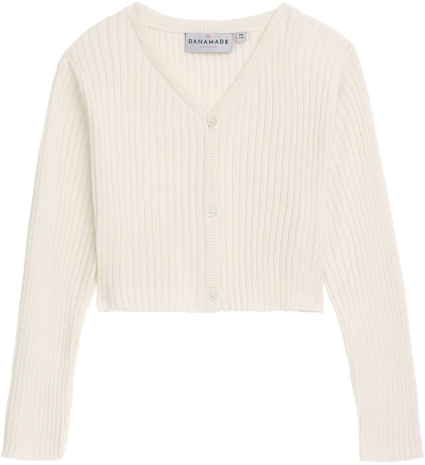 DANAMADE Teens M&auml;dchen Cardigan Strickjacke Milou Ivory