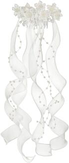 DANAMADE Kommunion Haargesteck Bo weiß