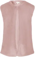 Happy Girls M&auml;dchen Weste lang Kunstfell dusty rose