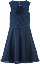 Happy Girls Teens Kinder Kleid festlich Konfirmation Lissy blau
