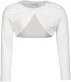 Happy Girls Kinder Baumwoll Bolero ecru