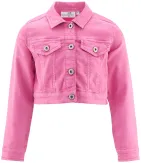 Happy Girls Mädchen Tweens Jeans-Jacke pink