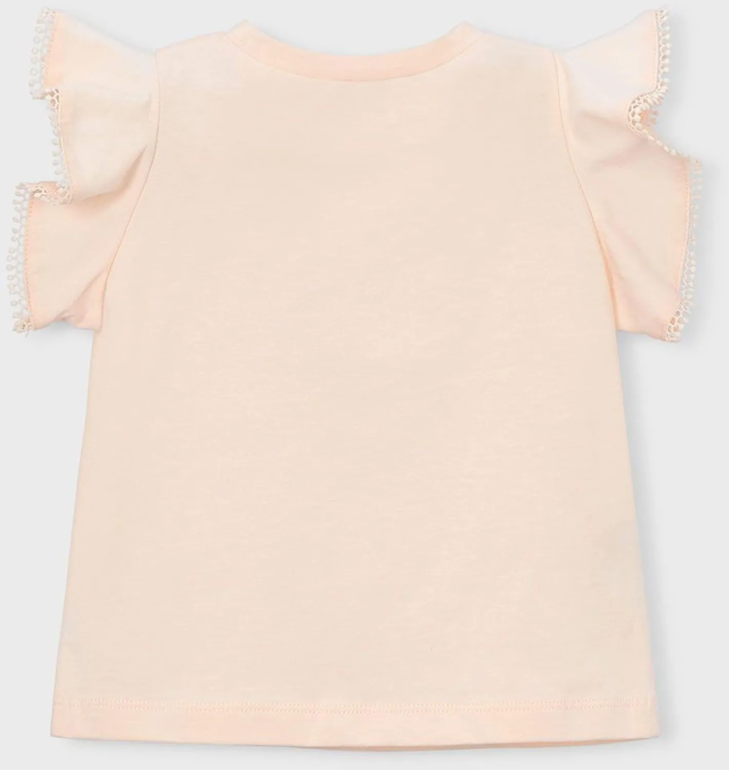 mayoral Kinder M&auml;dchen Shirt mit Borten aprikot