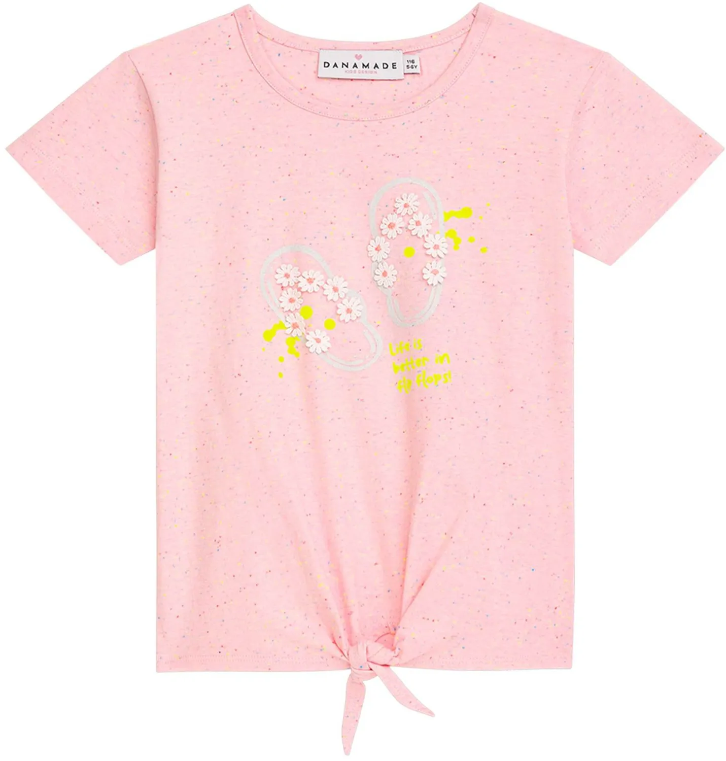 Danamade Teens M&auml;dchen sommerliches Shirt Denise rosa