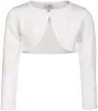 Happy Girls Kinder Strickjacke Bolero ecru