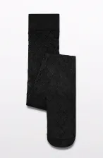 abel &amp; lula Kinder M&auml;dchen Strumpfhose Rauten schwarz