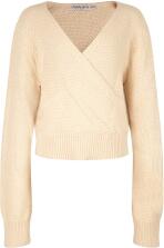 Happy Girls Kinder M&auml;dchen Pullover in Wickeloptik beige