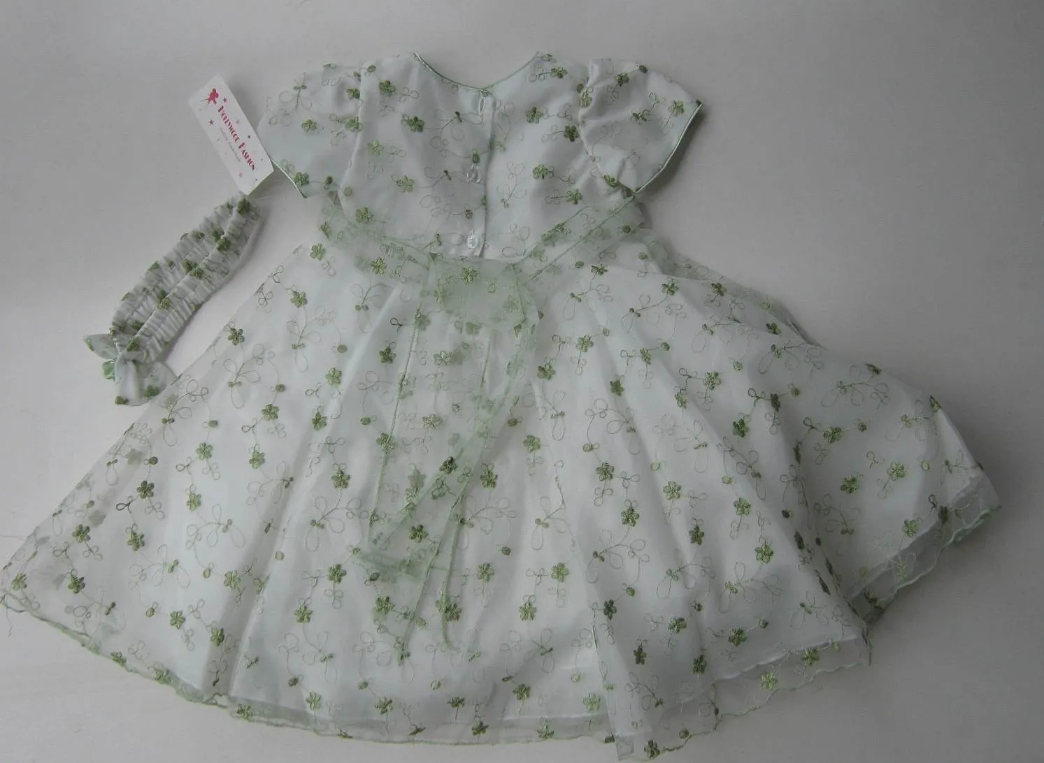 TipTop festliches Babykleid Mädchenkleid Lilly ivory-grün