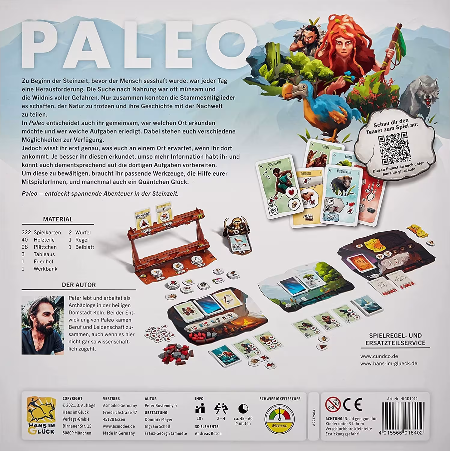 Paleo Brettspiel Kennerspiel des Jahres 2021