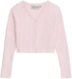 DANAMADE Mädchen Cardigan Strickjacke Milou rosa