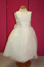 Blumenkind M&auml;dchen Fest Kleid Beatrice wei&szlig;