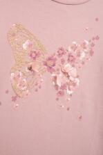 Danamade M&auml;dchen Shirt Langarm Liese rosa