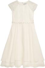 Danamade festliches Teens M&auml;dchen Kleid Kommunion Ines ecru