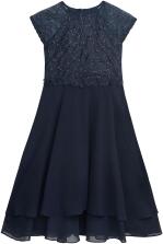 Danamade festliches Teens M&auml;dchen Kleid Konfirmation Ines blau