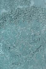 Danamade festliches Teens M&auml;dchen Kleid lang Ella smoke blue