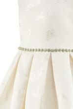 Happy Girls Kommunion M&auml;dchen Kleid festlich Schmetterlinge ecru