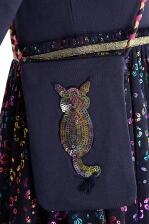 Happy Girls M&auml;dchen Kinder Kleid mit Tasche blau