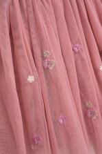 Danamade M&auml;dchen Kinder Rock bestickt Cataleya rosa