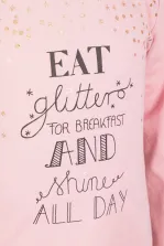 Happy Girls M&auml;dchen Shirt Langarm bedruckt dusty rose