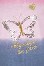 Happy Girls Teens M&auml;dchen Sweat-Kleid blau rosa