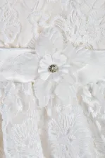 Happy Girls festliches Kinderkleid Babykleid Taufkleid Merle ecru