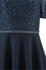 Happy Girls festliches Teens Kleid Konfirmation Romy blau