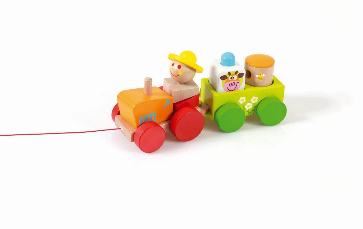 Scratch Holz Nachzieher Aktivit&auml;ts Traktor