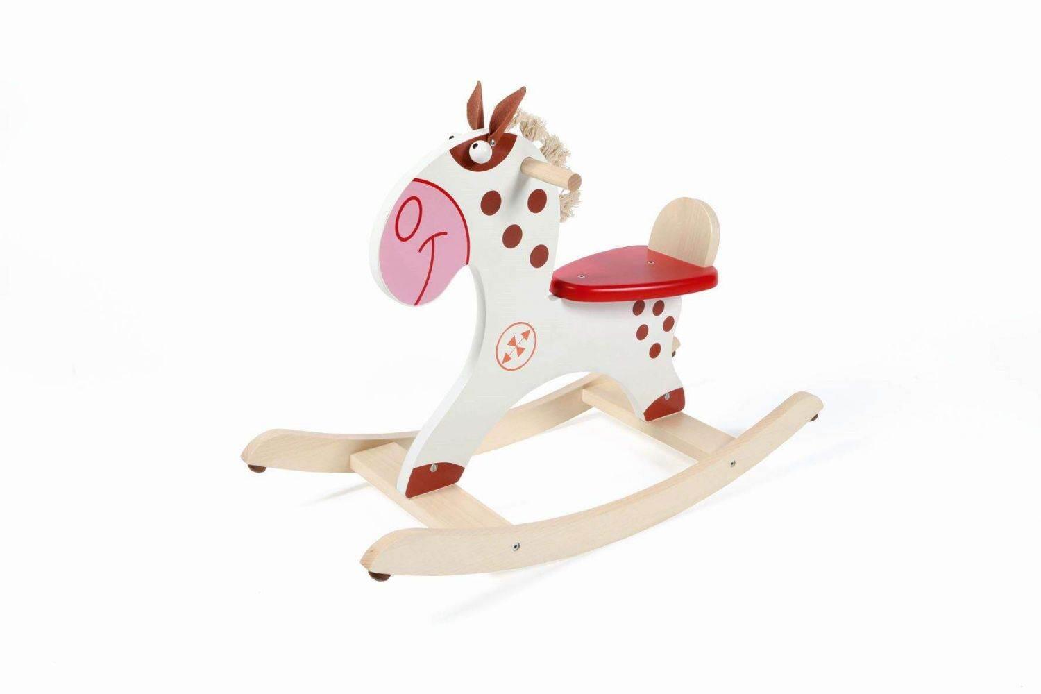 Scratch Holz Schaukelpferd Indian Pony