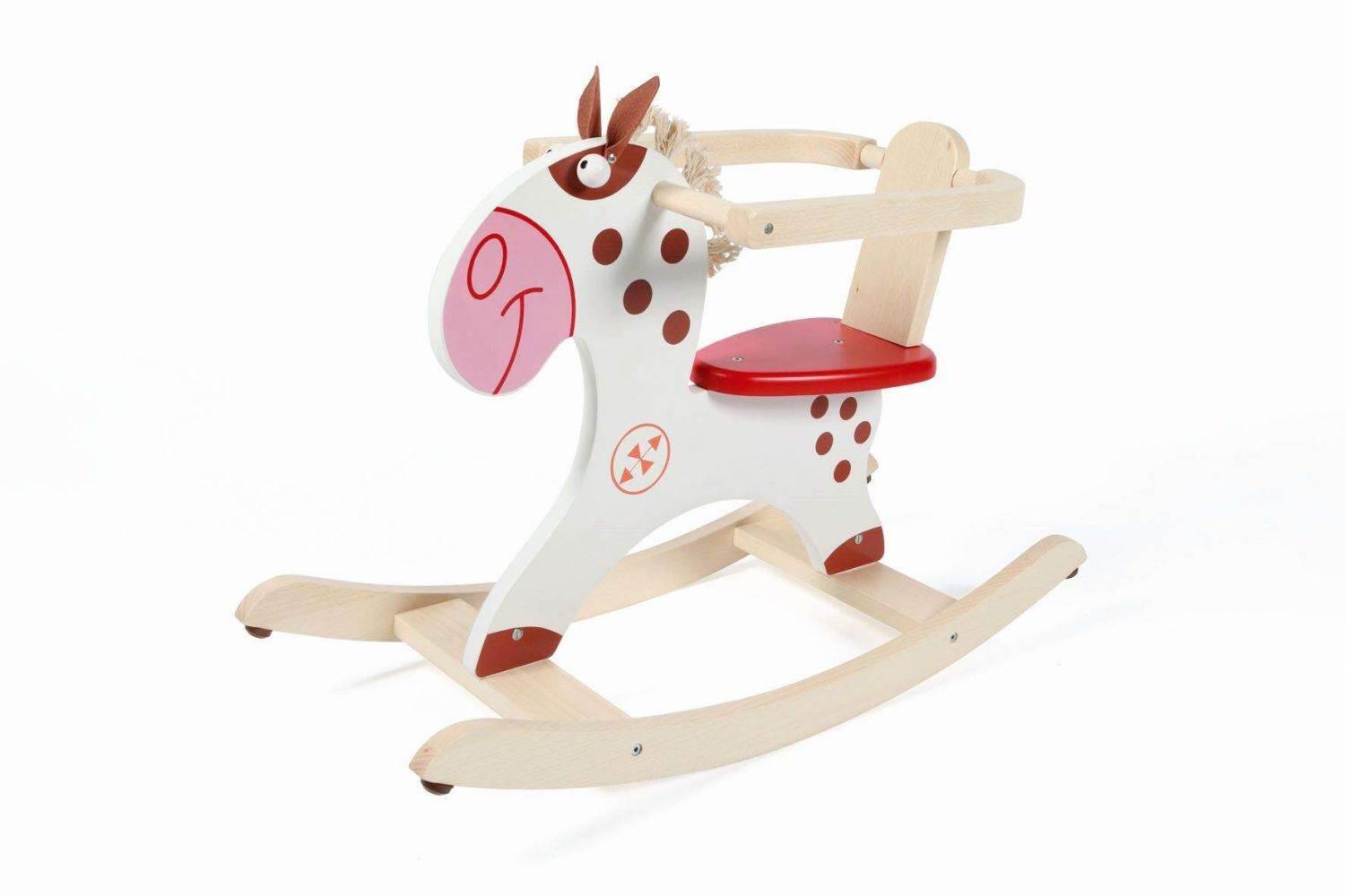 Scratch Holz Schaukelpferd Indian Pony