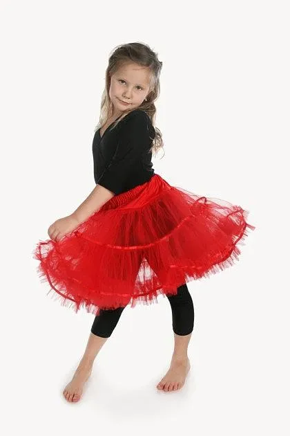 Ballerina Tanz-Rock Farbwahl - Rot