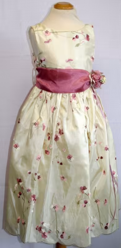 Blumenkind M&auml;dchen Kleid festlich Country