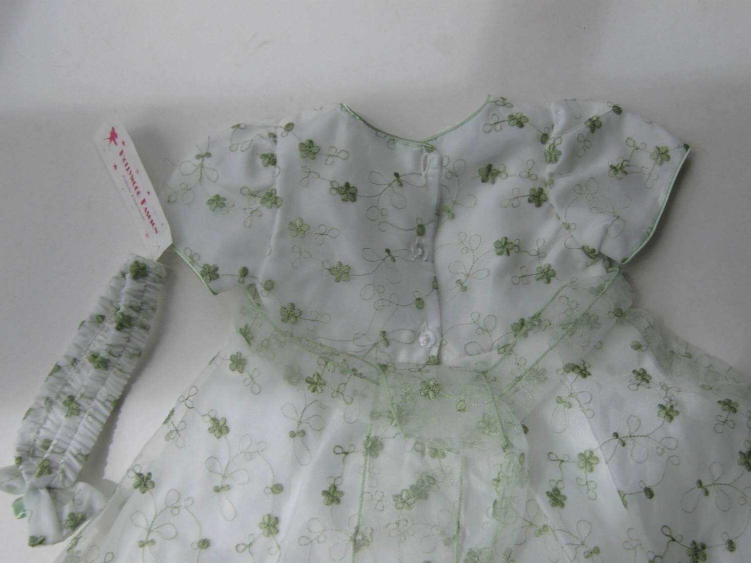TipTop festliches Babykleid M&auml;dchenkleid Lilly ivory-gr&uuml;n