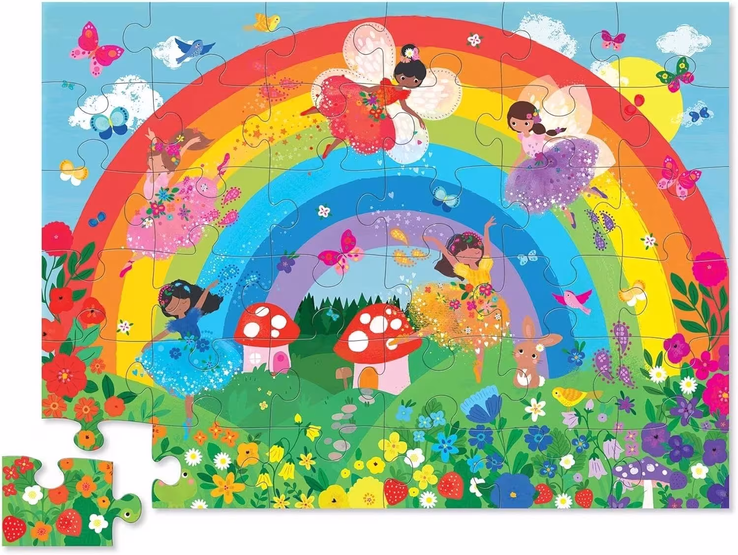 Crocodile Creek Boden Puzzle 36 Teile Over The Rainbow